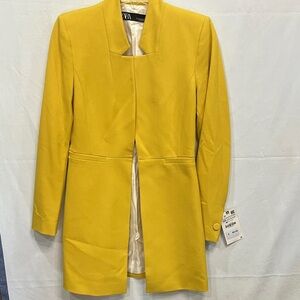 Zara Vibrant Yellow Women's Blazer